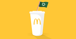 duurzame McDonalds drinkbeker