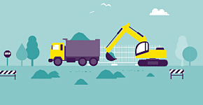 infographic voor Nuon windpark